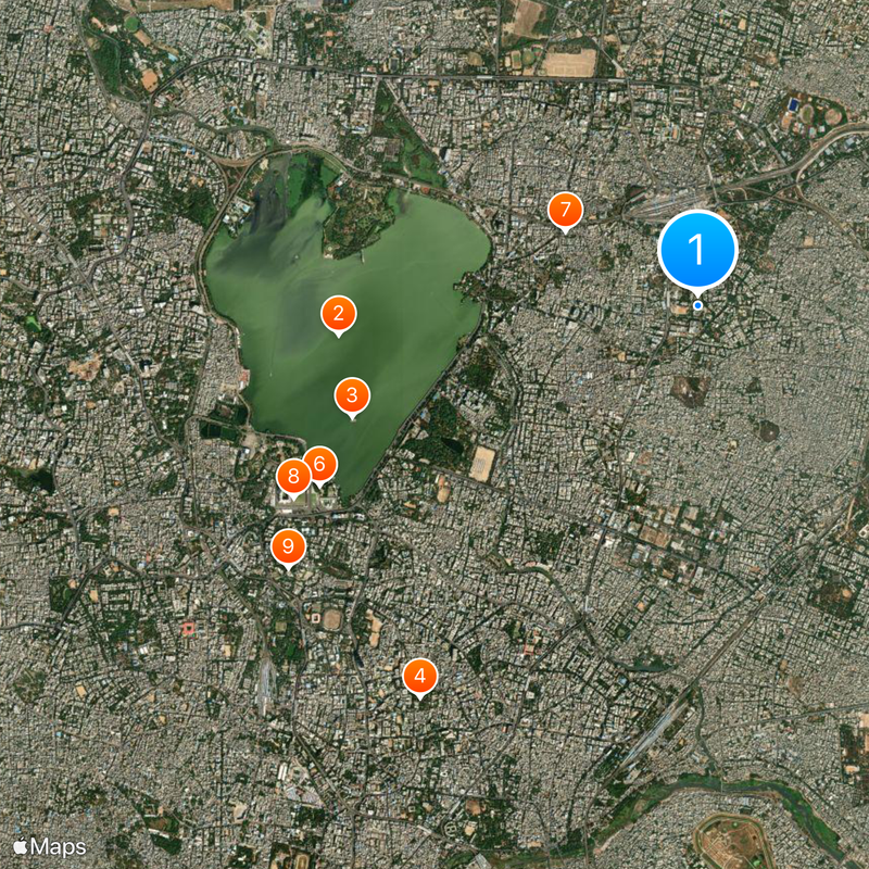 Gandhi Medical College Map