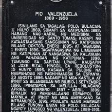 Pio Valenzuela historical marker