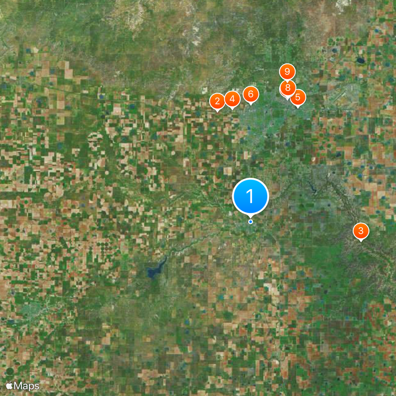 West Texas A&M University Map