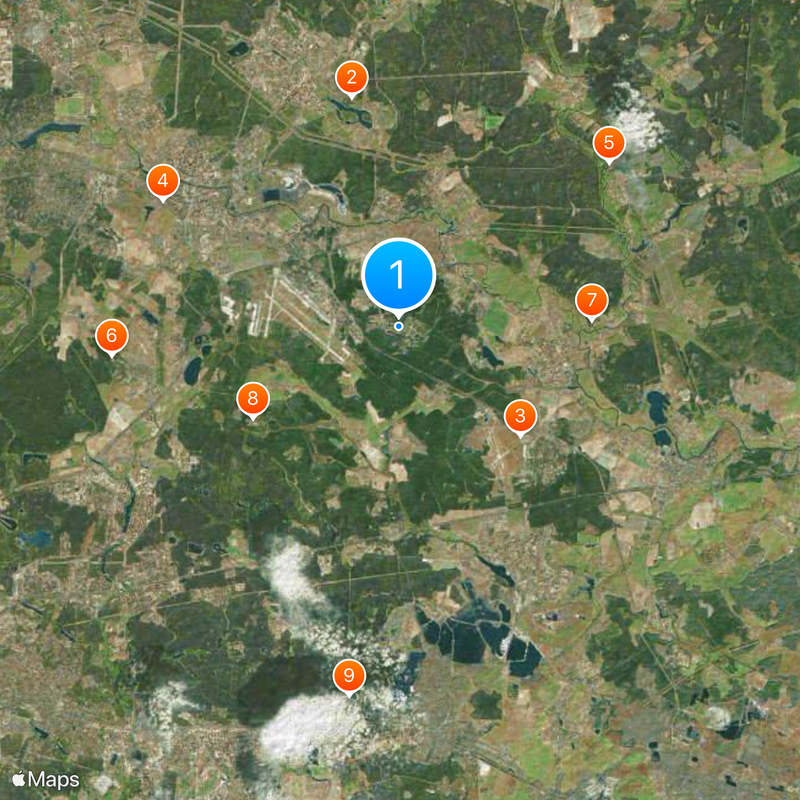 Zvyozdny gorodok Map