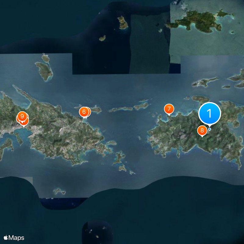 Virgin Islands National Park Map