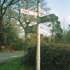 Signpost At Ngr Sw7890537593