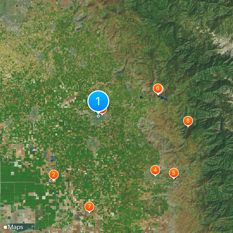 College of the Sequoias Map