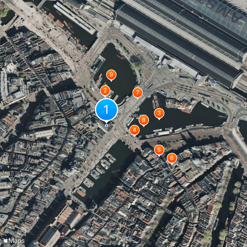 Park Plaza Victoria Amsterdam Karte