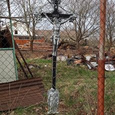 Wayside cross ruin in Svatý Jan nad Malší
