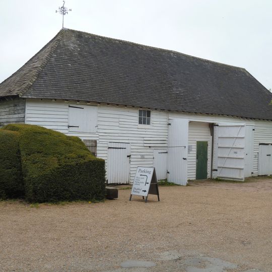 Barn, Now Garages, At Great Dixter To The North Of The House