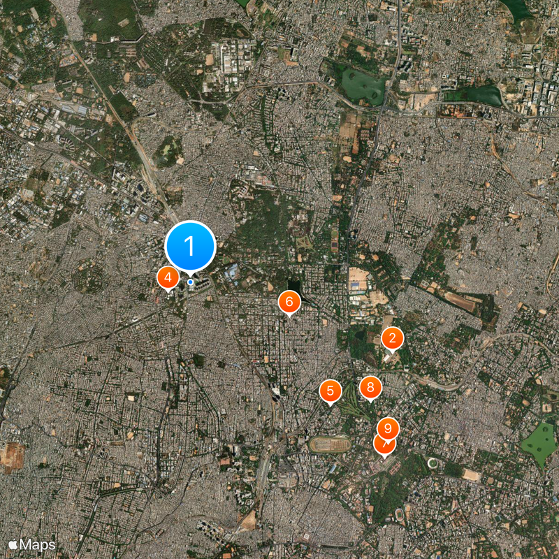 Orion Malls Map