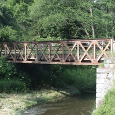 Most přes Kocábu u Podleského mlýna ve Starém Kníně