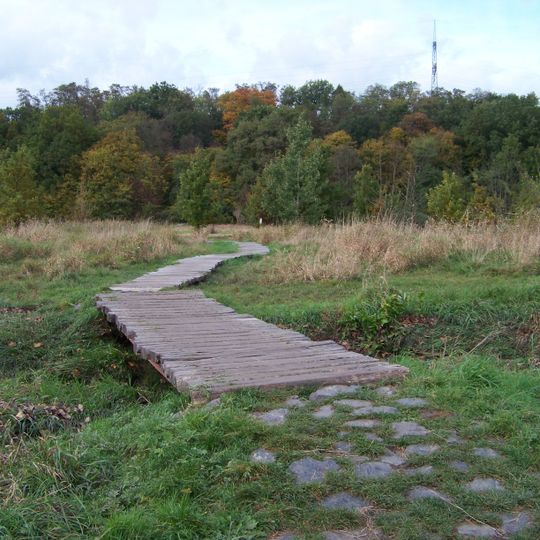 Lávka přes Hostavický potok na Čihadlech