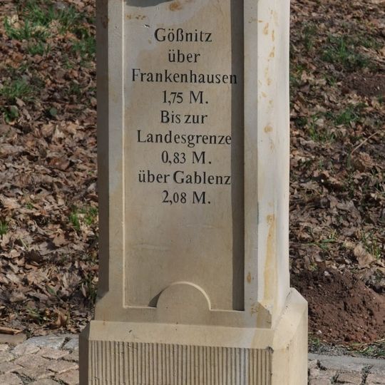 Royal Saxon milestone Neukirchen/Pleiße