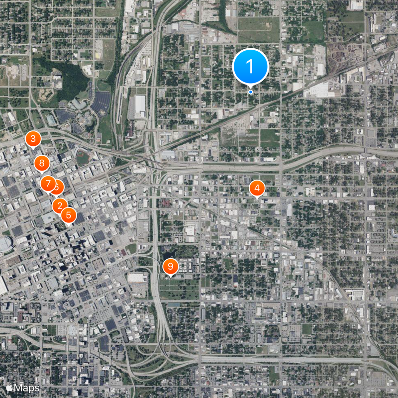 The Outsiders House Museum Mapa