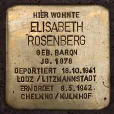 Stolperstein en memoria de Elisabeth Rosenberg