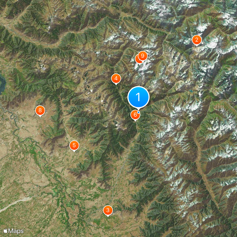 Pahalgam Map