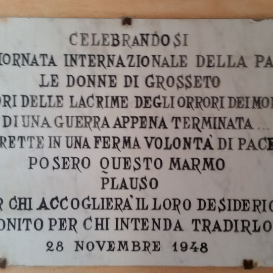 Lapide delle donne di Grosseto