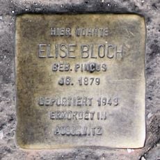 Stolperstein en memoria de Elise Bloch