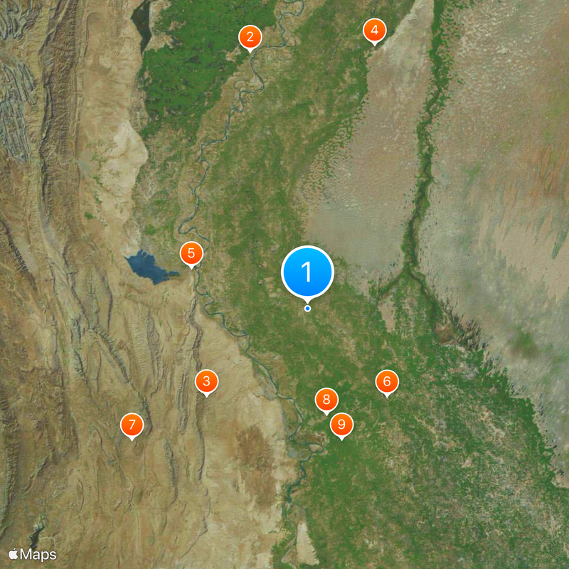Nawabshah Map