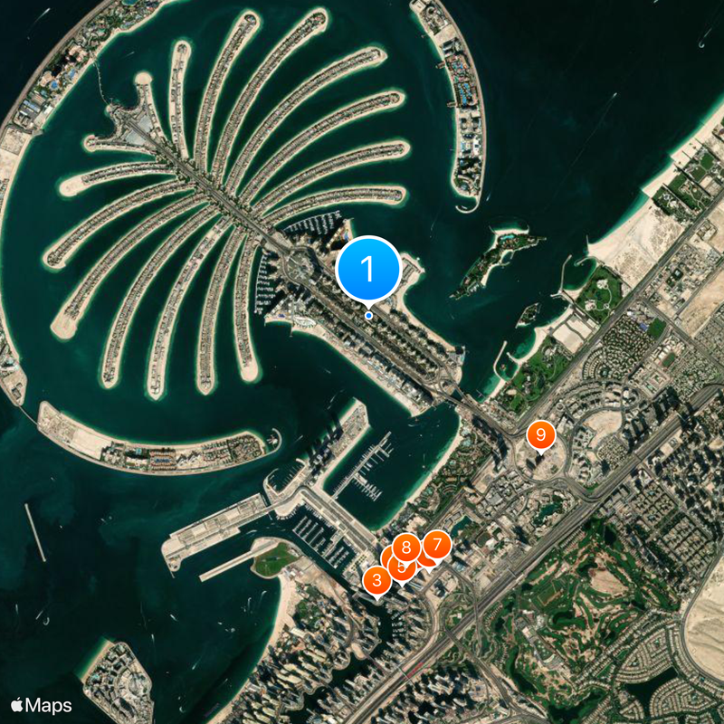 Trump International Hotel and Tower Map
