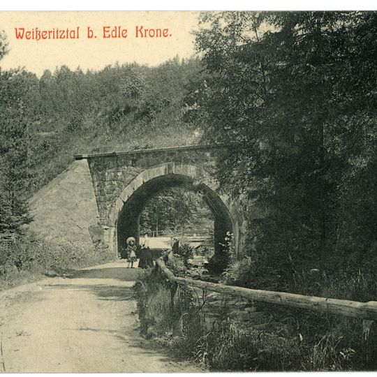 Eisenbahnbrücke über den Seerenbach bei Dorfhain