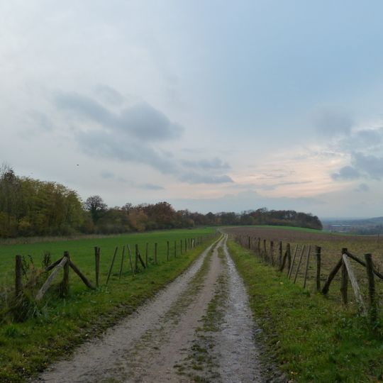 Site at the Schaelsberg with traces of extraction and processing of flint