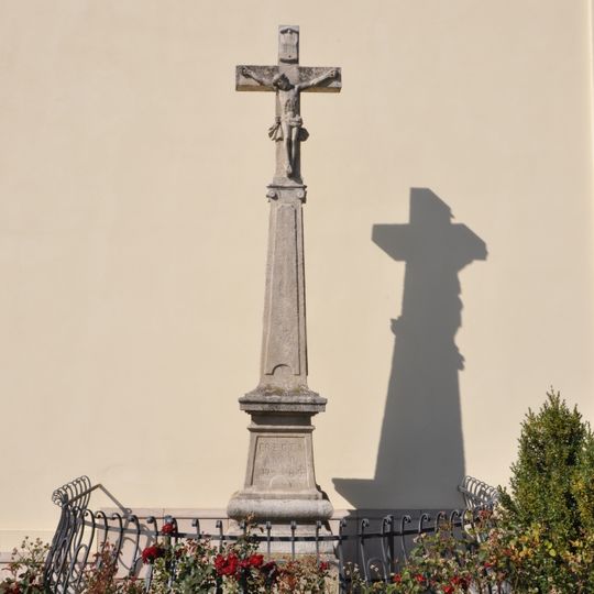 Kříž na Palackého náměstí v Brně-Řečkovicích