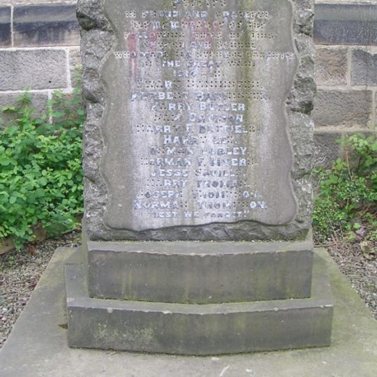 Farsley United Methodist Church WWI Memorial