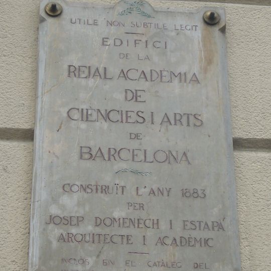 Reial Acadèmia de Ciències i Arts de Barcelona