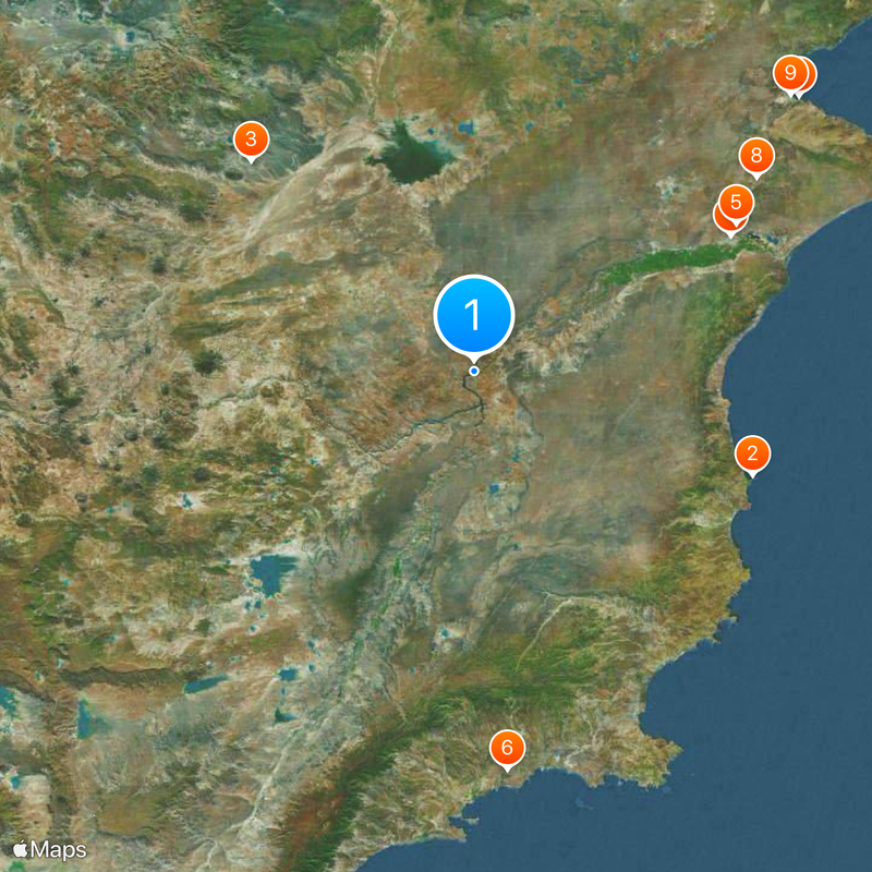 Chubut River Map