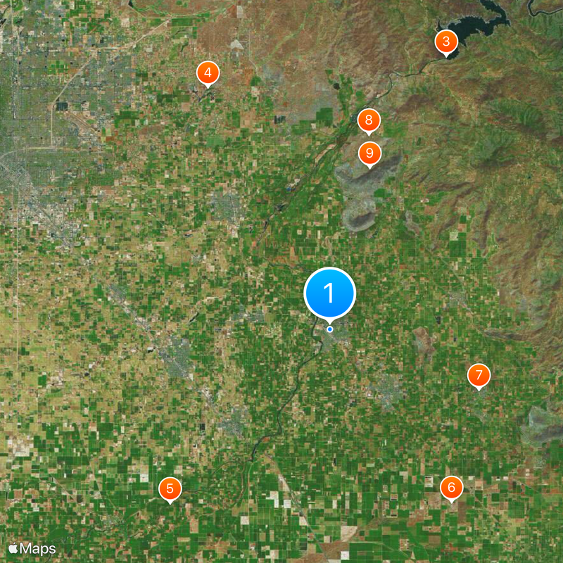 Reedley Map