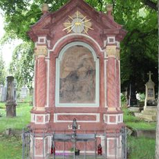 Kaplička Panny Marie Bolestné na hřbitově v Brandýse nad Labem