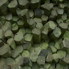 Basaltprismenwand am Gangolfsberg WNW von Urspringen