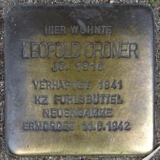 Stolperstein à la mémoire de Leopold Croner
