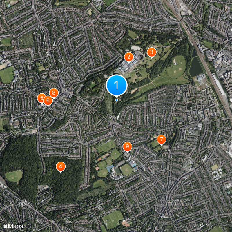 Hornsey and Wood Green Map