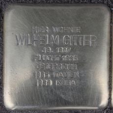 Stolperstein für Wilhelm Gitter