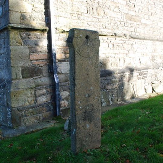 Sundial in the churchyard of the Church of St Beuno