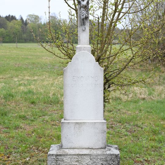 Wayside cross in Bukovina