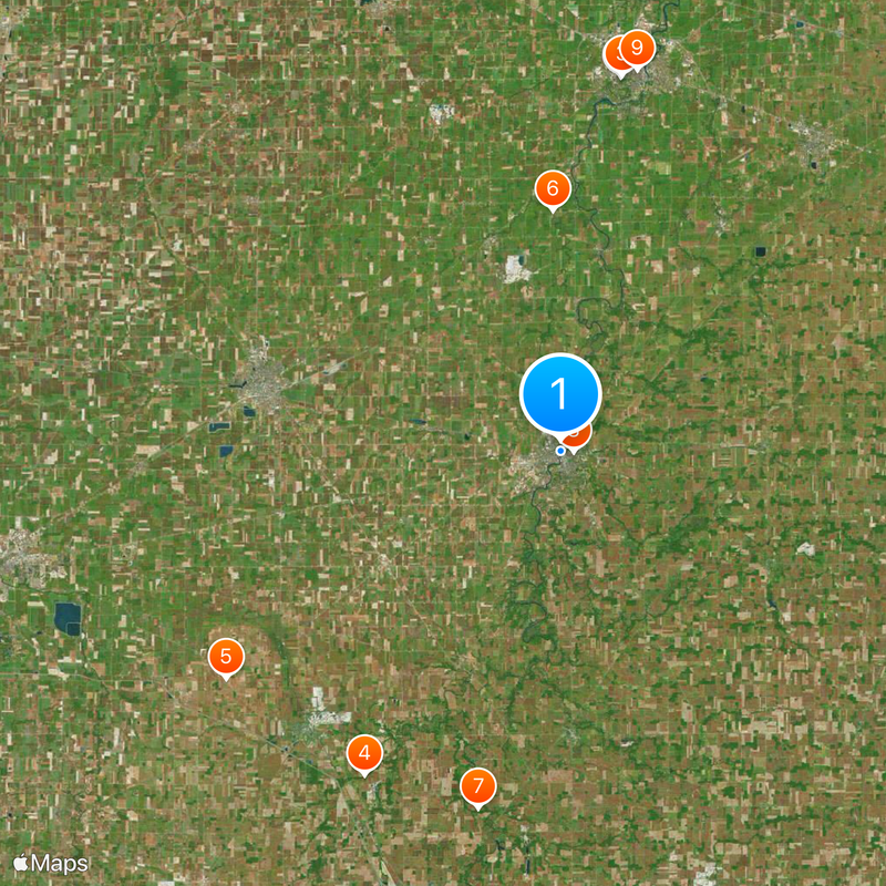 Tiffin Map