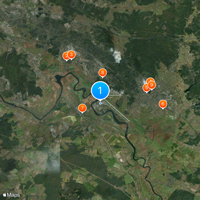 Myasishchev Design Bureau Map