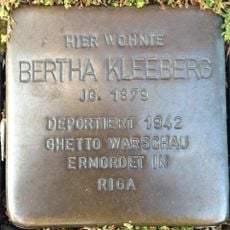 Stolperstein für Bertha Kleeberg