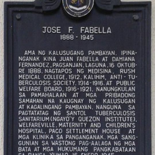 Jose F. Fabella historical marker
