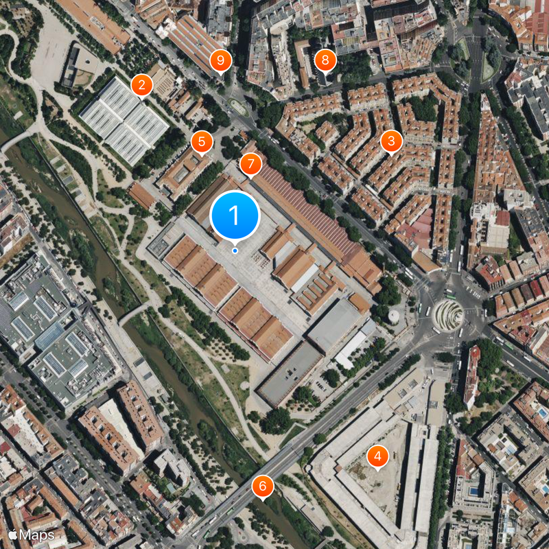 Matadero Madrid Map