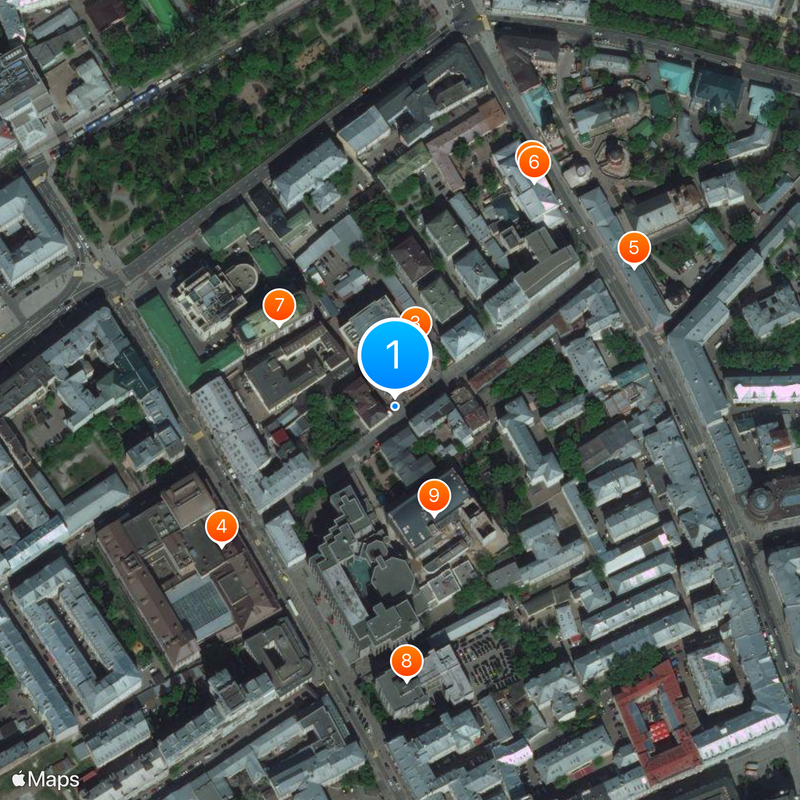 Theatre of Nations Mapa