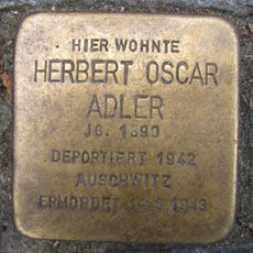 Stolperstein em memória de Herbert Oscar Adler