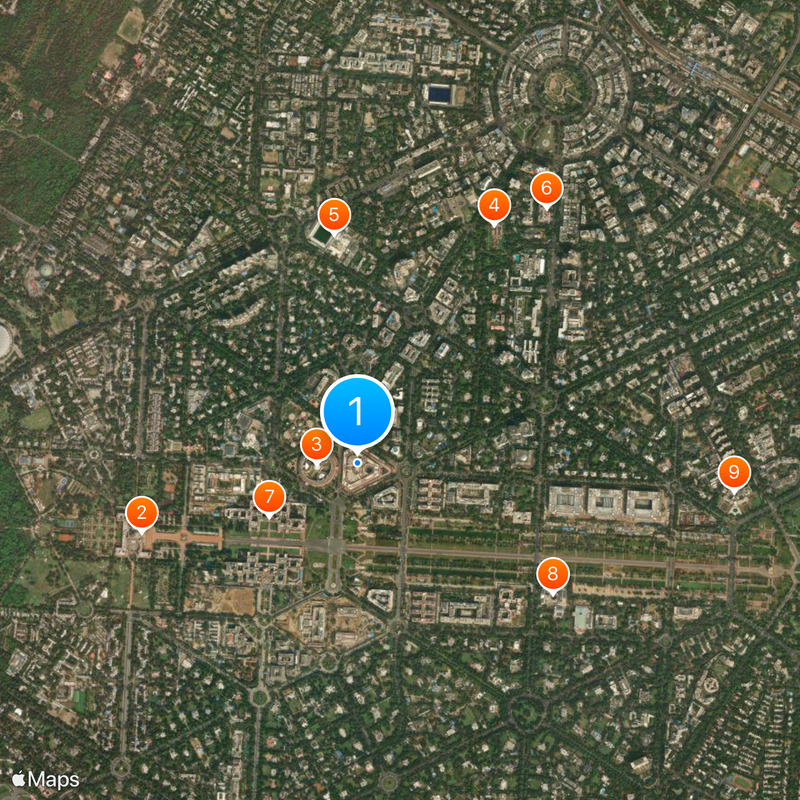 Naya Sansad Bhavan Mapa