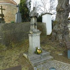 Socha svatého Jana Nepomuckého v Kostelci u Křížků