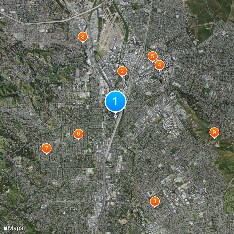 John F. Kennedy University Map