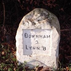 Milestone, 23yds S of Magpie Centre (Wallington Hall), Lynn Rd