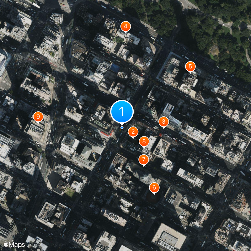Seventh Avenue Map