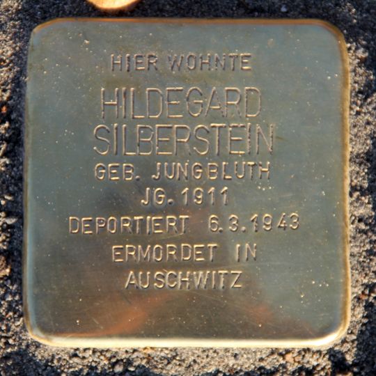 Stolperstein en memoria de Hildegard Silberstein