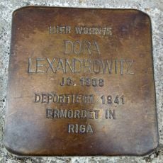 Stolperstein en memoria de Dora Lexandrowitz