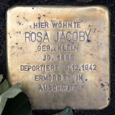 Stolperstein en memoria de Rosa Jacoby